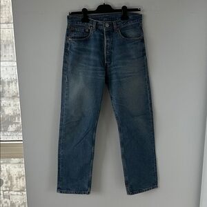 Levi's Blue Denim 501 Jeans
